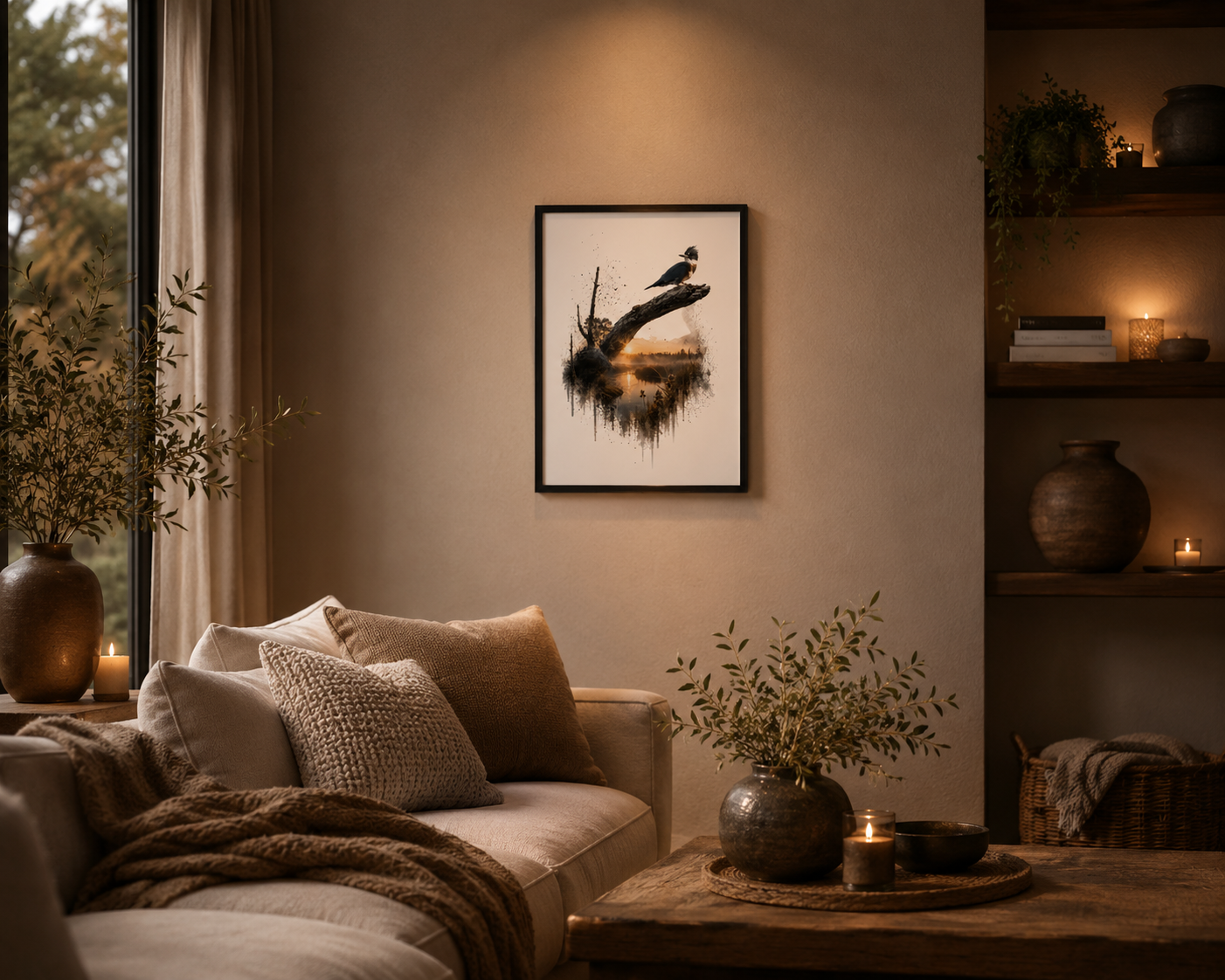 Premium Print Design | Kingfisher
